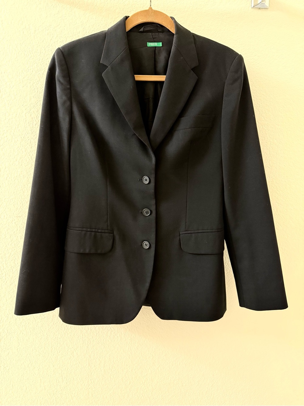 United Colors Of Benetton Black Women's Tailored Blazer